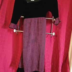 Elegant Black and Purple Kids Casual Dress ***5/30***